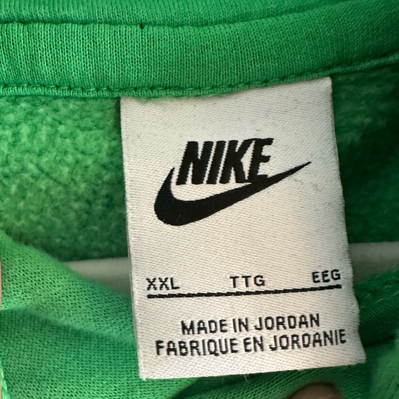 NIKE GREEN HOODIE XXL - Picture 3 of 3